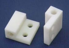 Milling, Drilling & Tapping of a Nylon Roller Adjustment Block Milling, Drilling & Tapping of a Nylon Roller Adjustment Block